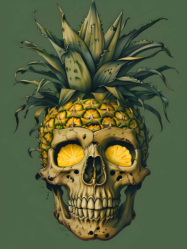 Limitierter Kunstdruck "Pinapple Skull"