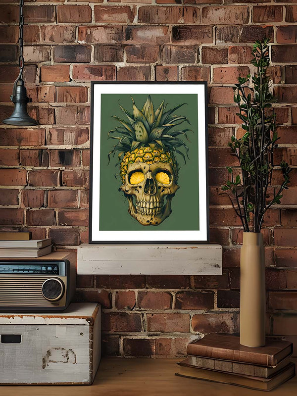 Limitierter Kunstdruck "Pinapple Skull"