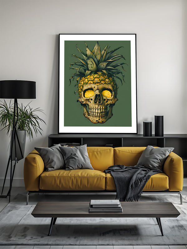 Limitierter Kunstdruck "Pinapple Skull"