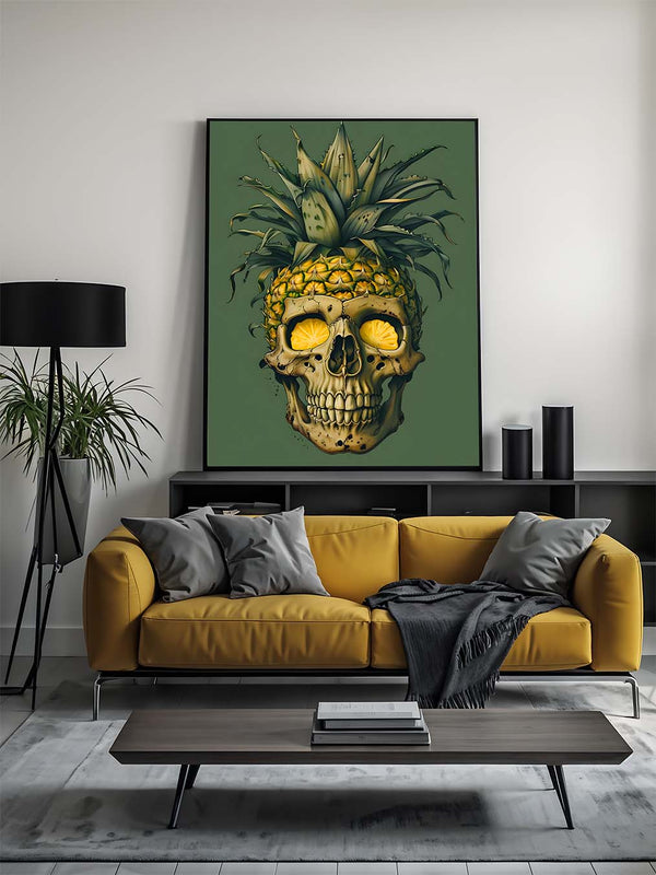 Limitierter Kunstdruck "Pinapple Skull"