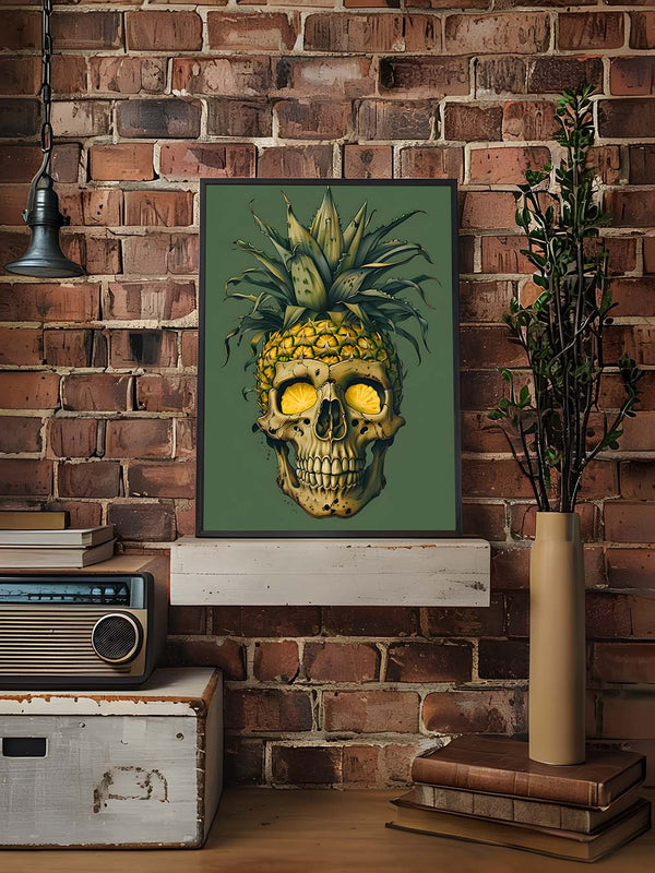 Limitierter Kunstdruck "Pinapple Skull"