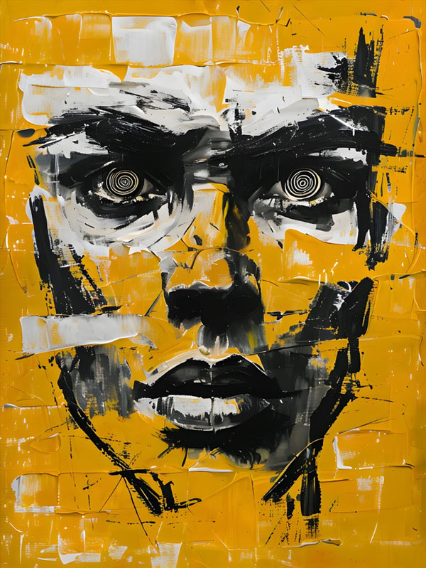 Limitierter Kunstdruck "the yellow face"